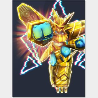 fanart magnamon Posters and Art